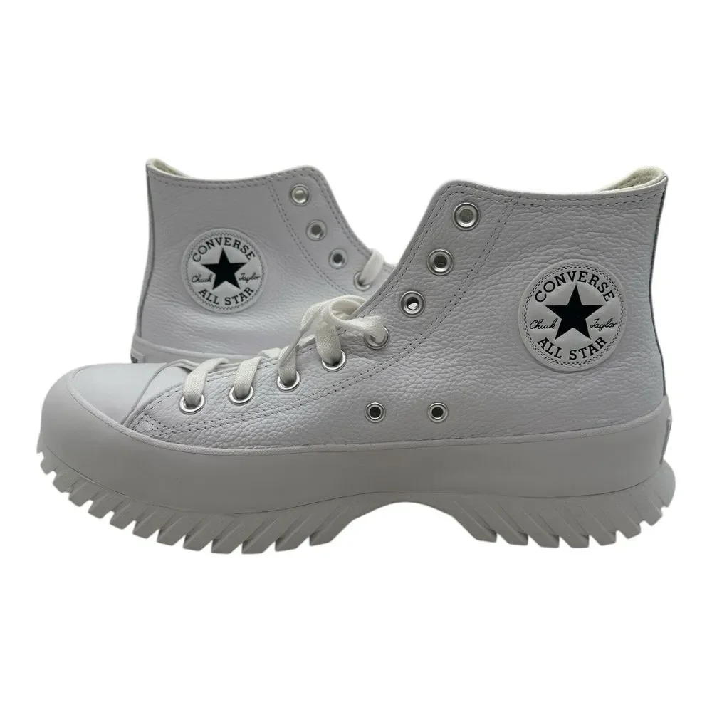 Converse Chuck Taylor All Star Lugged 2.0‎ Hi Sneaker Womens 10.5 Mens 8.5 White